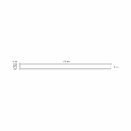 LUMINARIO LINEAL LED BL STICK 32W/100-240V. 1800MM. BLANCO 4000K LUZ NEUTRAL ELECTROMAG
