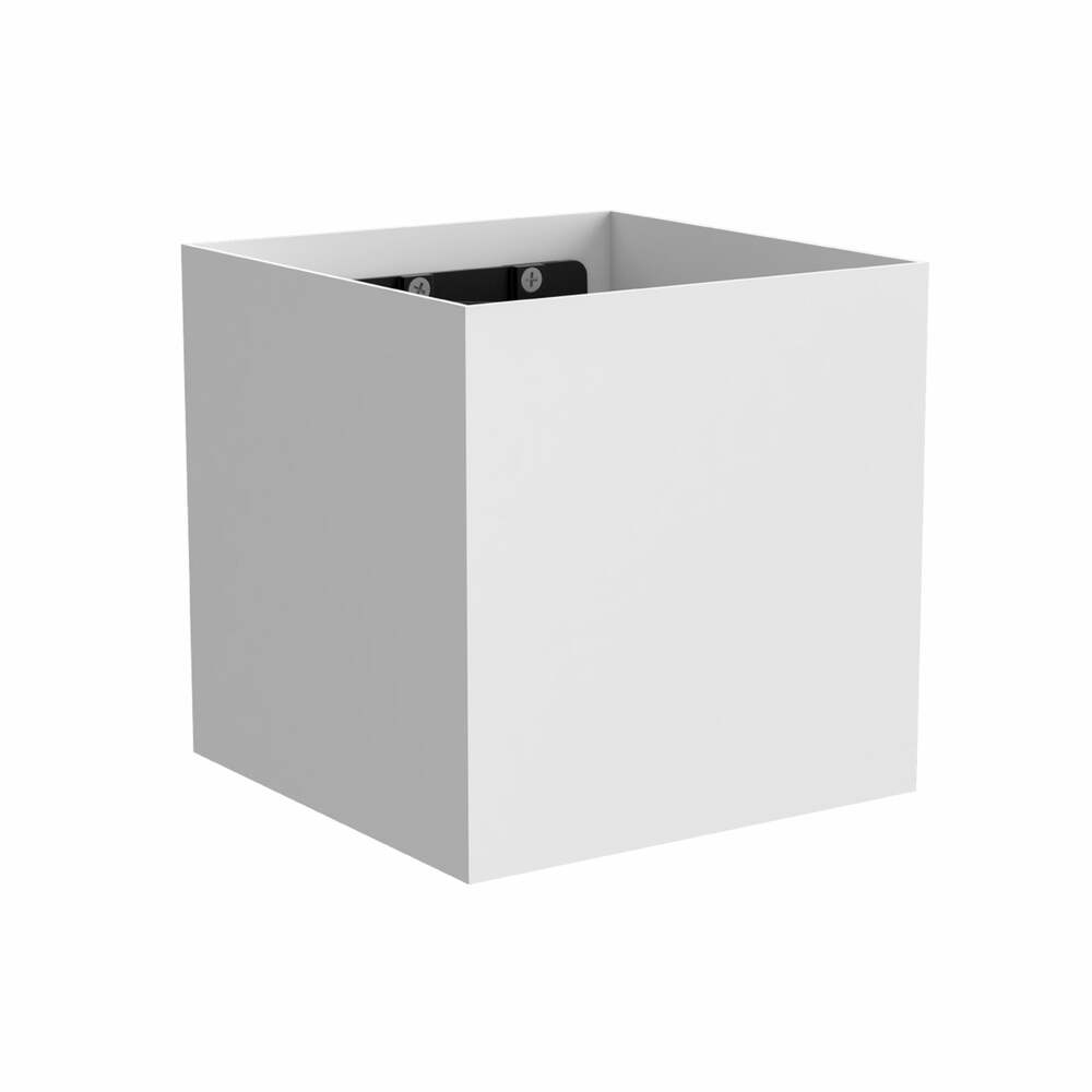 LUMINARIO LED SOBREPONER MURO APLIQUE CUBO A15 24W/100-240V. BLANCO 3000K LUZ CALIDA ELECTROMAG