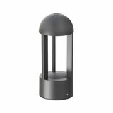 LUMINARIO LED EMPOTRADO PISO BOLLARD VENECIA DOMO 200 6.5W/100-305V. GRIS 3000K LUZ CALIDA ELECTROMAG