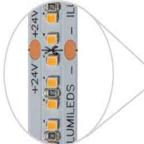 TIRA EXTRAPLANA LED 2216 2700K 5MT 240 LEDS POR METRO 19.2 W POR METRO 120 CON AUTOADHESIVO 3M CRI90 DOBLE CARA 24V IP20 ILUMILEDS ***REQUIERE FUENTE TIPO CP O FP***