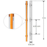 TIRA EXTRAPLANA LED 12W X MT 6000K 5M 512 LEDS X MT 120G IP20 ILUMILEDS