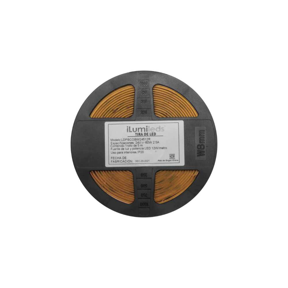 TIRA EXTRAPLANA LED 12W X MT 4100K 512LEDS X MT 120G IP20 ILUMILEDS