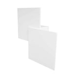 LUMINARIO DE PARED SOBREPONER LED BLANCO 6W BLANCO CALIDO SIMETRICO SALIDA DE LUZ INDIRECTA TRASERA 85-265V IP20 ILUMILEDS