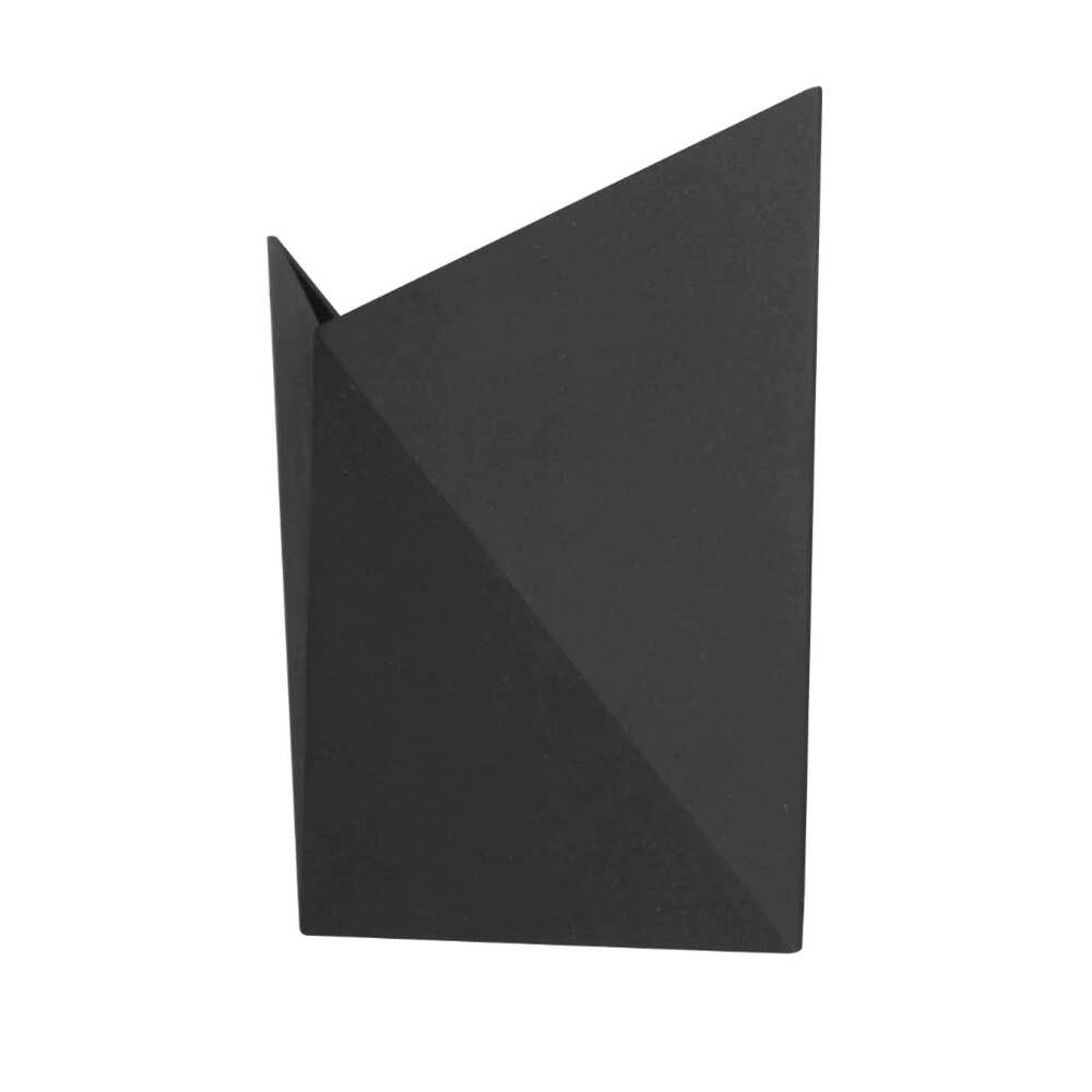 LUMINARIO DE PARED SOBREPONER LED NEGRO 7W BLANCO CALIDO SIMETRICO SALIDA LUZ INDIRECTA SUPERIOR 100-240V IP54 ILUMILEDS