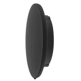 LUMINARIO DE PARED SOBREPONER REDONDO LED NEGRO 9W BLANCO CALIDO SALIDA TRASERA 100-240V IP65 ILUMILEDS