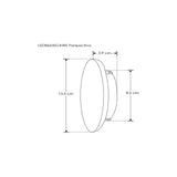 LUMINARIO DE PARED SOBREPONER REDONDO LED BLANCO 6W BLANCO CALIDO SALIDA TRASERA 100-240V IP65 ILUMILEDS