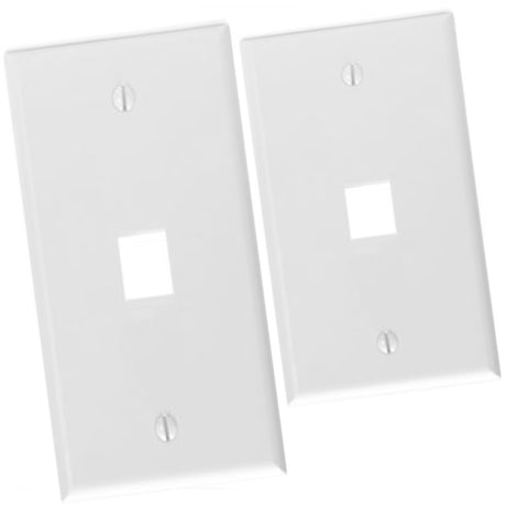 PLACA QUICK PORT BLANCA 1 PUERTO 41080-1WP LEVITON