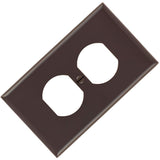 PLACA NYLON P/CONTACTO DUPLEX CAFE 80703-000 LEVITON