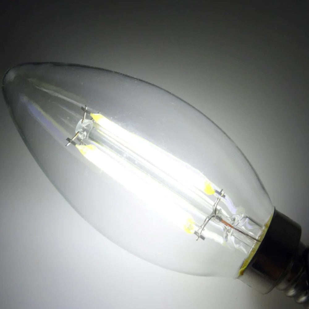 FOCO VELA LED 4W/127V. E12 6500K LUZ DE DIA