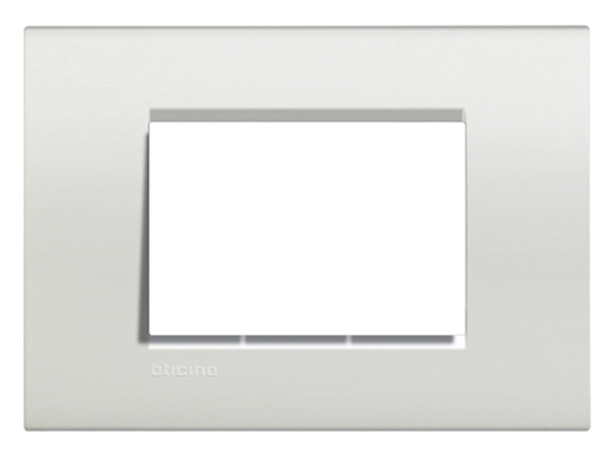 PLACA RECTANGULAR COLOR BLANCO 3 MOD. LNA4803BI LIVING Y LIGHT