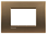 PLACA RECTANGULAR COLOR BRONCE 3 MOD. LNA4803BZ LIVING Y LIGHT