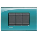 PLACA RECTANGULAR COLOR VERDE 3 MOD. LNA4803VD LIVING Y LIGHT