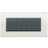 PLACA RECTANGULAR COLOR BLANCO 7 MOD. LNA4807BI LIVING Y LIGHT