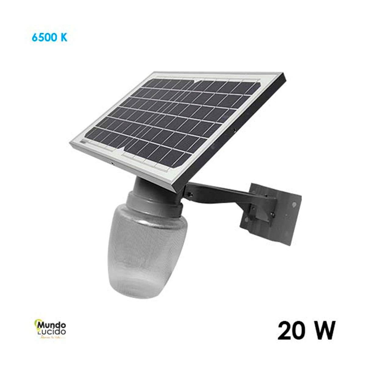 LUMINARIO SOLAR TIPO FAROL MUNDO LUCIDO