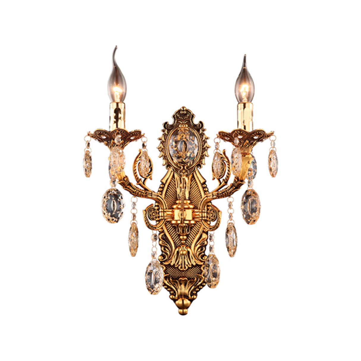 ARBOTANTE DORADO MARIA TERESA2 LUCES E14 (NO INCLUIDO) LUZ-VIC