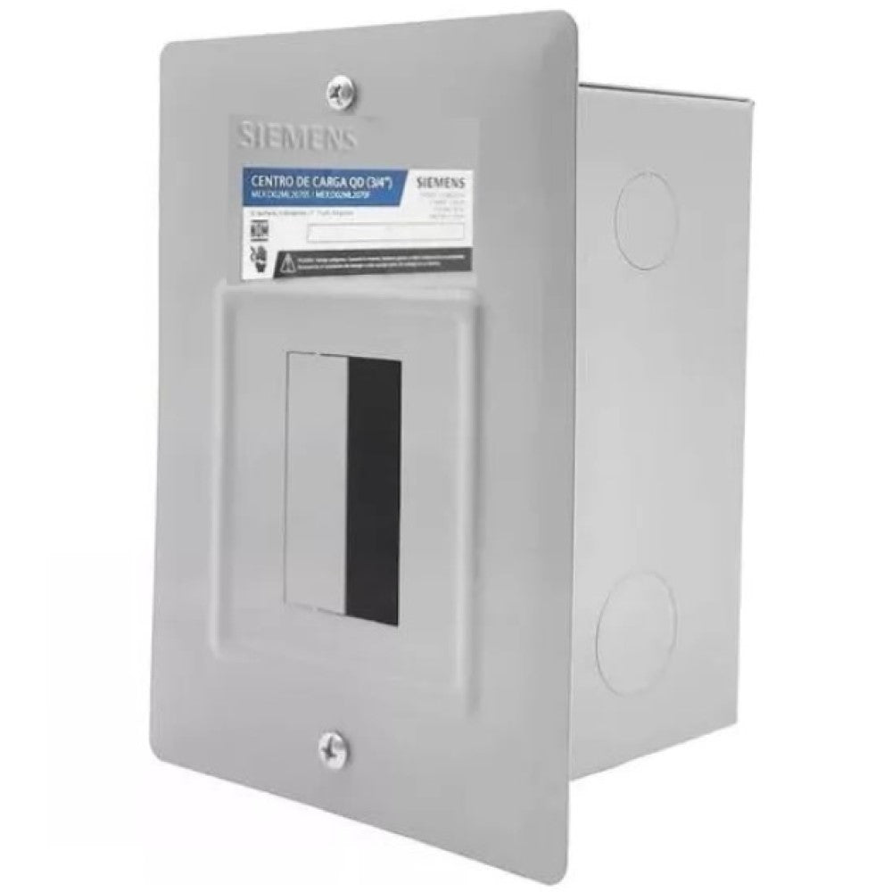 CENTRO DE CARGA P/OD 2P 70A 2F 3H SOBREPONER GRIS MEX:D02ML2070S