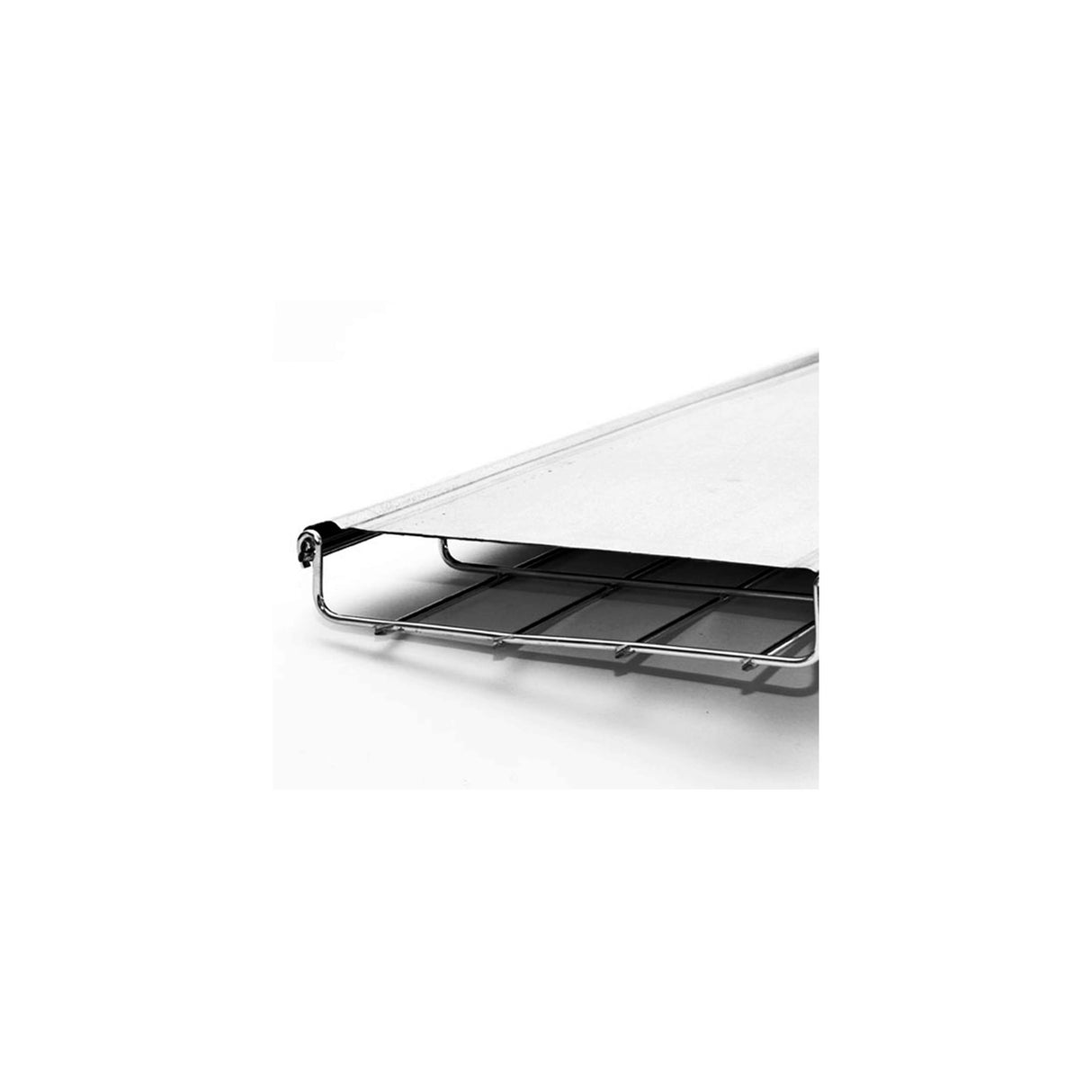 TAPA LISA P/CHAROLA ALUM. 12" A. 1.22MTS. LONG. (1 PZA)