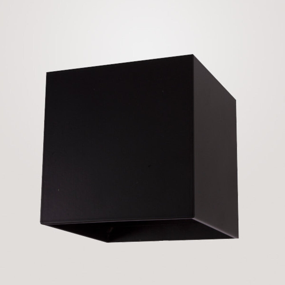 LUMINARIO DE LED P/PARED 2X3W 6000K IP45 10X10CM NEGRO ANGULO AJUSTABLE MCA MAXXI T.E. AGOSTO 2024