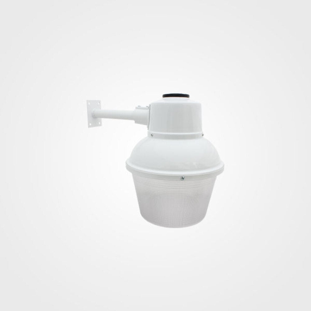MINISUBURBANA ALUMINIO CON CAMPANA ACRILICO BASE E26 127-220V CON BASE P/FOTOCELDA NO INCLUYE FOCO