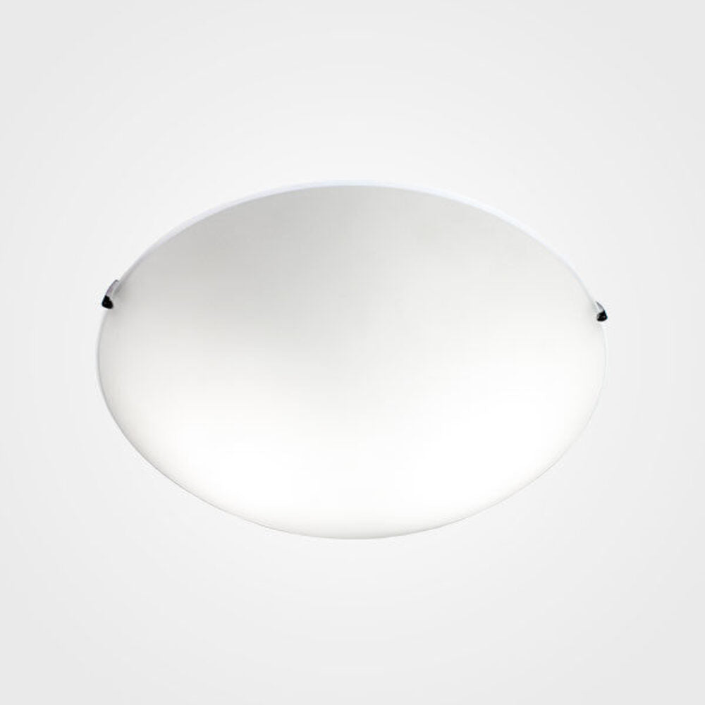 PLAFON DUO 30CMS. VIDRIO MATE E26 *** OFRECER MX-PF3001 ***
