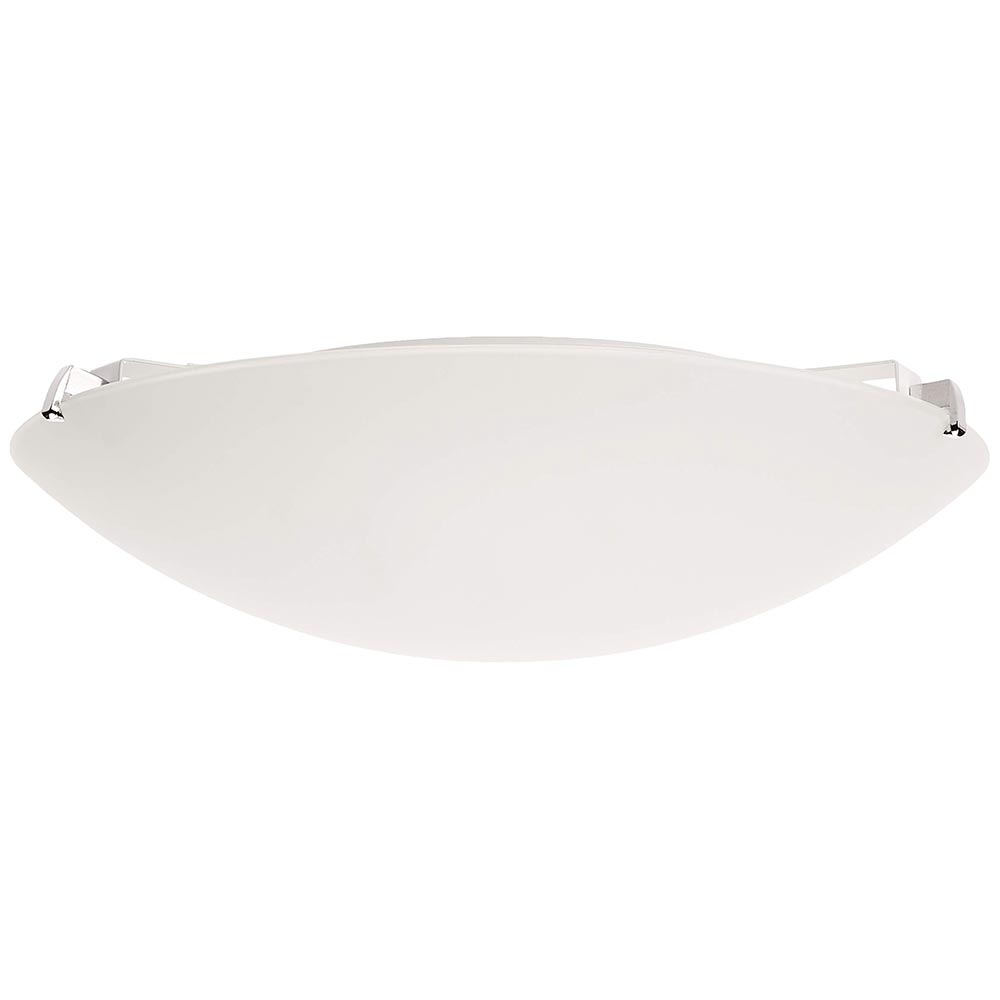 PLAFON DUO 30CMS. VIDRIO MATE E26 *** OFRECER MX-PF3001 ***