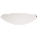 PLAFON DUO 30CMS. VIDRIO MATE E26 *** OFRECER MX-PF3001 ***