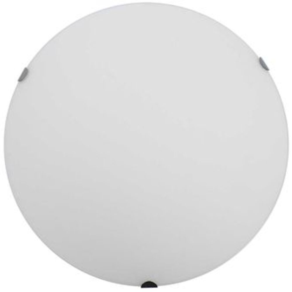 PLAFON DUO 30CMS. VIDRIO MATE E26 *** OFRECER MX-PF3001 ***