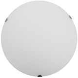 PLAFON DUO 30CMS. VIDRIO MATE E26 *** OFRECER MX-PF3001 ***