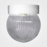 LUMINARIO EXTERIOR VIDRIO TRANSPARENTE 20W E26 127V BLANCO  MCA MAXXI