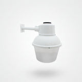 MINISUBURBANA ALUMINIO CON CAMPANA ACRILICO BASE E26 127-220V CON BASE P/FOTOCELDA NO INCLUYE FOCO