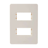 PLACA ESTEVEZ UNNO 2 MÓDULOS BLANCOS