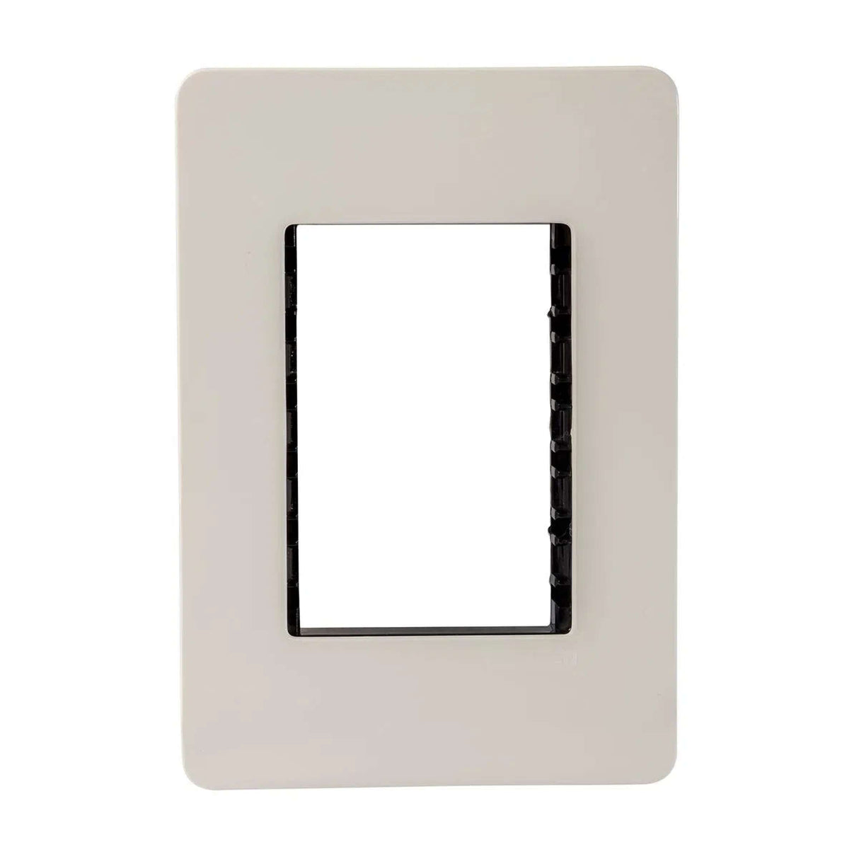 PLACA ESTEVEZ UNNO 3 MÓDULOS BLANCO CHASIS NEGRO