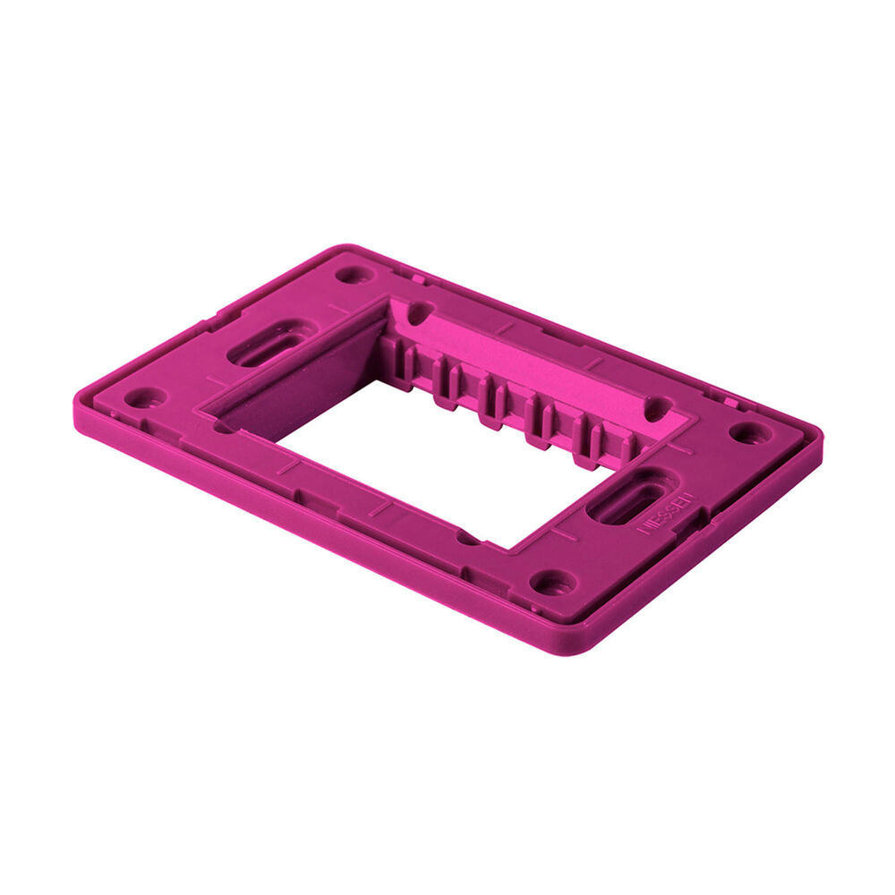 PLACA ESTEVEZ UNNO 3 MÓDULOS CARAMELO CHASIS BLANCO