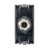 TOMA TV COAXIAL (CONECTOR ROSCADO) 1 MOD. PLATINO STATUS METALIZADO ***HAE2025***