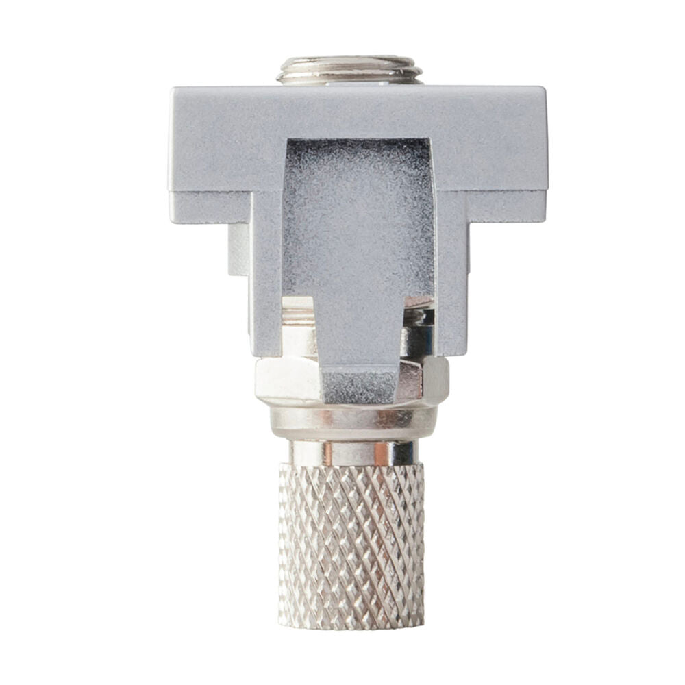 TOMA TV COAXIAL (CONECTOR ROSCADO) 1 MOD. PLATINO STATUS METALIZADO ***HAE2025***