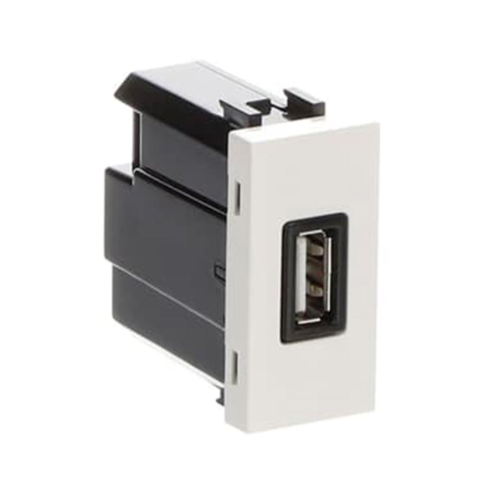 TOMA CARGADOR USB BCO 2A 5V 1 MOD ZENIT NIESSEN