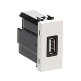 TOMA CARGADOR USB BCO 2A 5V 1 MOD ZENIT NIESSEN
