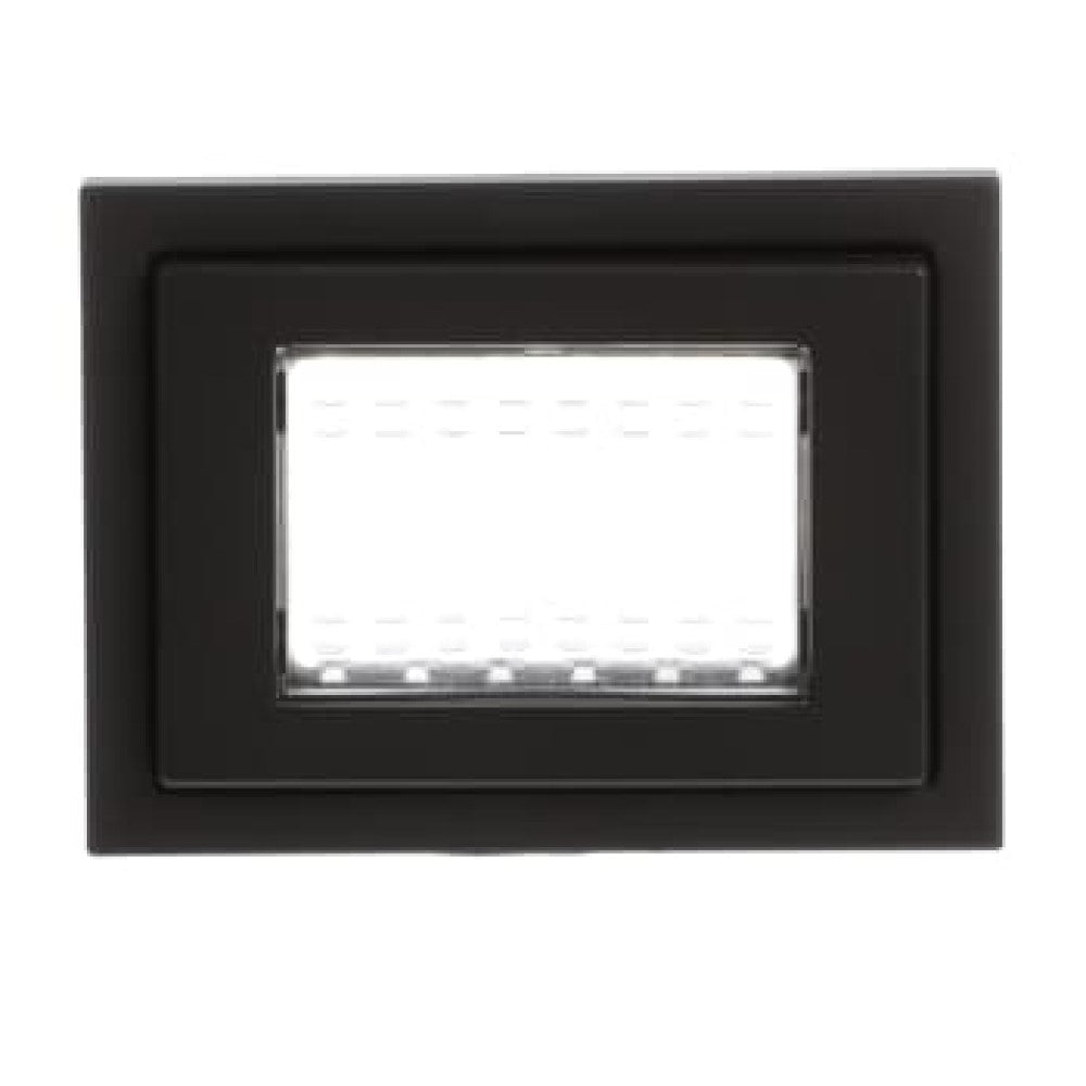 PLACA ESTEVEZ ZENIT PARA INTEMPERIE 3 MÓDULOS ANTRACITA IP55