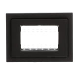 PLACA ESTEVEZ ZENIT PARA INTEMPERIE 3 MÓDULOS ANTRACITA IP55