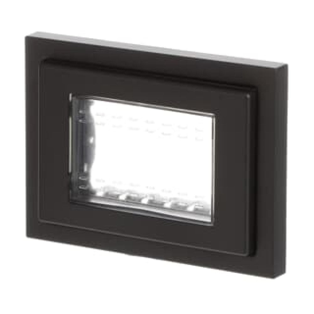 PLACA ESTEVEZ ZENIT PARA INTEMPERIE 3 MÓDULOS ANTRACITA IP55