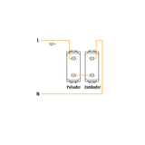 PULSADOR 1 MOD. 10AX 127-277V. N4005N LIVING Y LIGHT