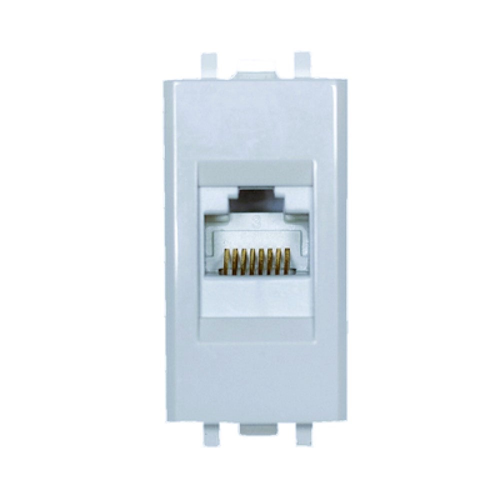 TOMA TELEFONICA P/4 HILOS 1 MOD. BLANCO POLAR N4117-BP STEP NIESSEN