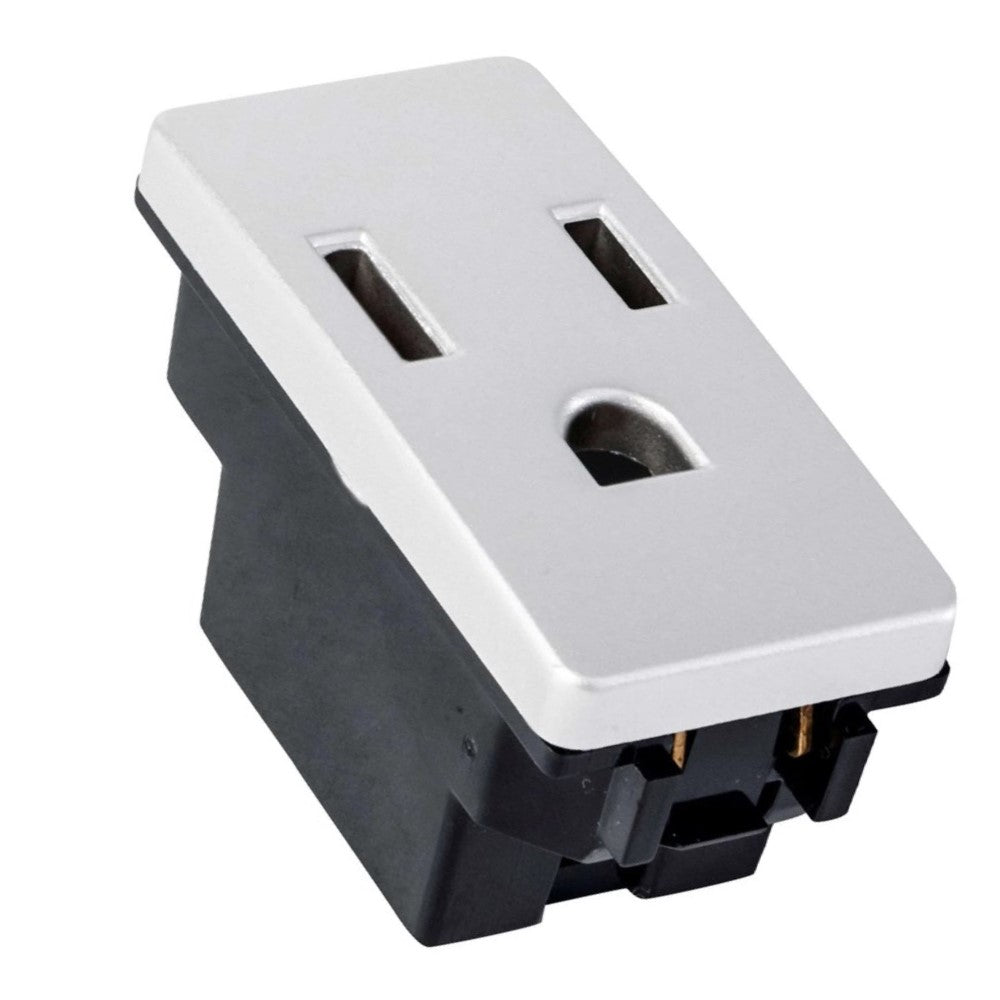 CONTACTO 2P+T 1 MOD. BLANCO POLAR N4128-BP STEP NIESSEN