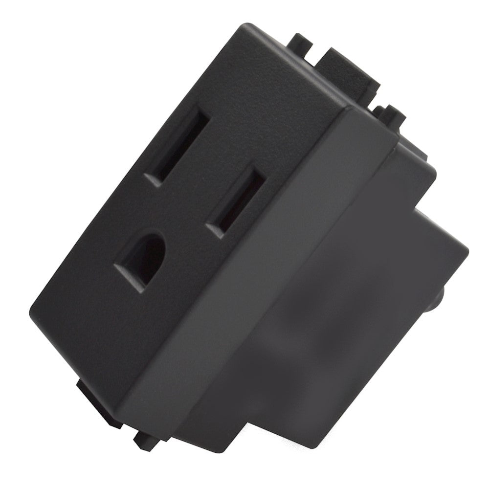 CONTACTO 2P+T 1 MOD. NEGRO PIANO N4128-NP STEP NIESSEN