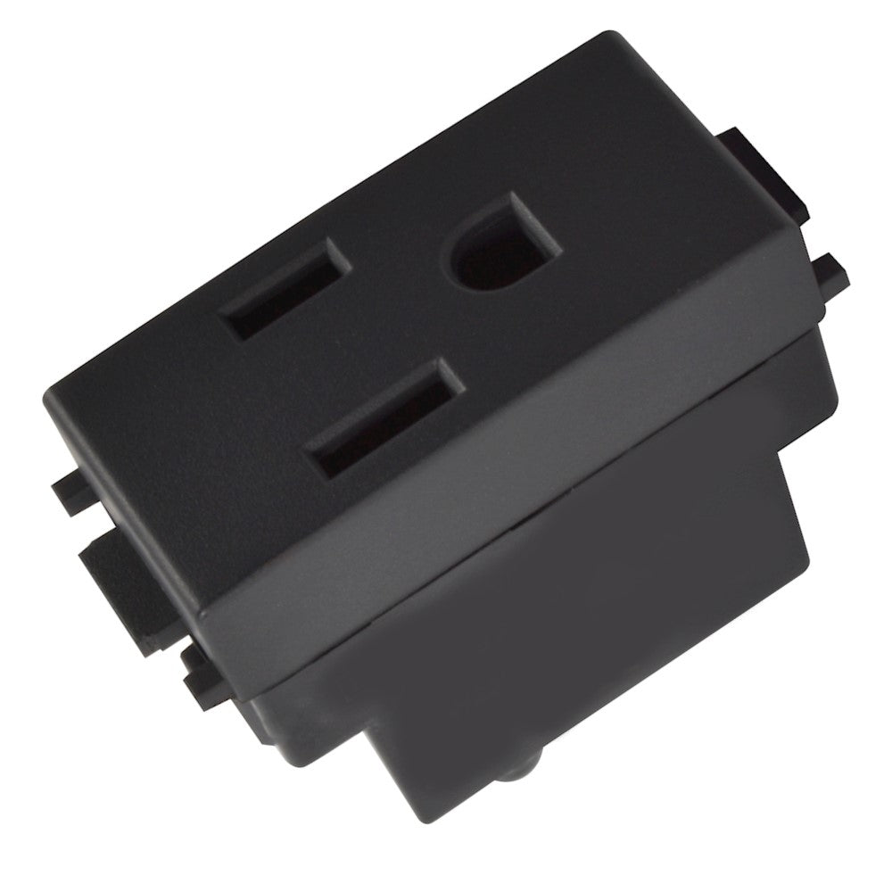 CONTACTO 2P+T 1 MOD. NEGRO PIANO N4128-NP STEP NIESSEN