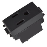 CONTACTO 2P+T 1 MOD. NEGRO PIANO N4128-NP STEP NIESSEN