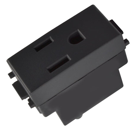 CONTACTO 2P+T 1 MOD. NEGRO PIANO N4128-NP STEP NIESSEN