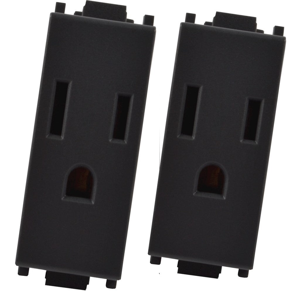 CONTACTO 2P+T 1 MOD. NEGRO PIANO N4128-NP STEP NIESSEN