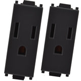 CONTACTO 2P+T 1 MOD. NEGRO PIANO N4128-NP STEP NIESSEN