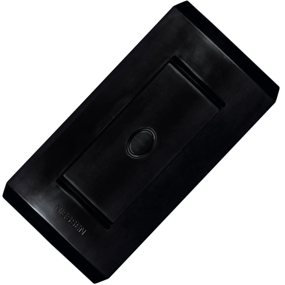 PLACA CIEGA NEGRO PIANO N4370-NP STEP NIESSEN